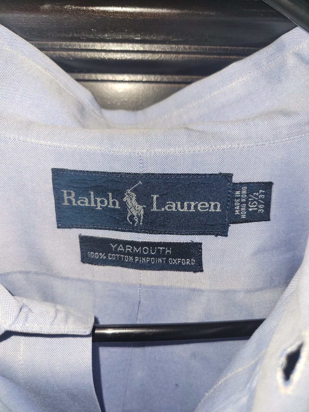 Ralph Lauren Light Blue Yarmouth Oxford Shirt